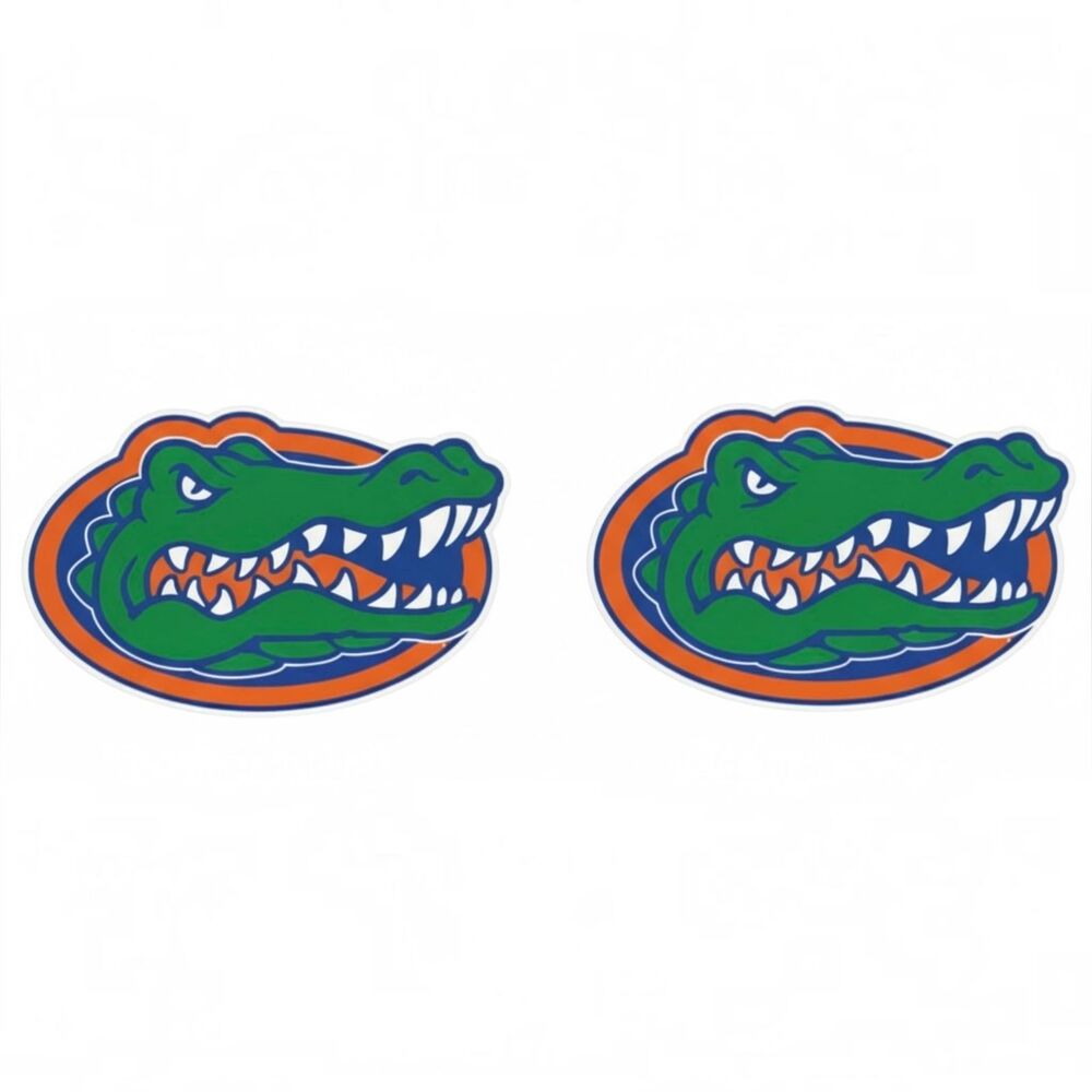 Florida Gators 2 Pack Head Logo Decal - 2" x 1.25" Brand New